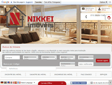Tablet Screenshot of nikkei-imoveis.com.br